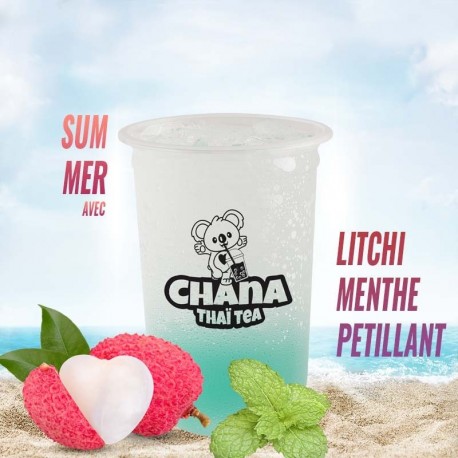 Litchi menthe pétillant 