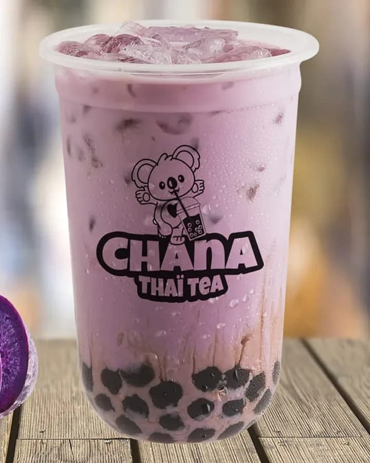 Bubble Tea Taro — Chana Thai Tea