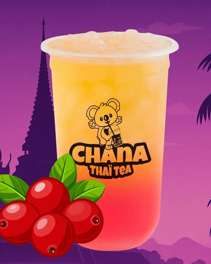 Bubble tea Cranberry — Chana Thai Tea