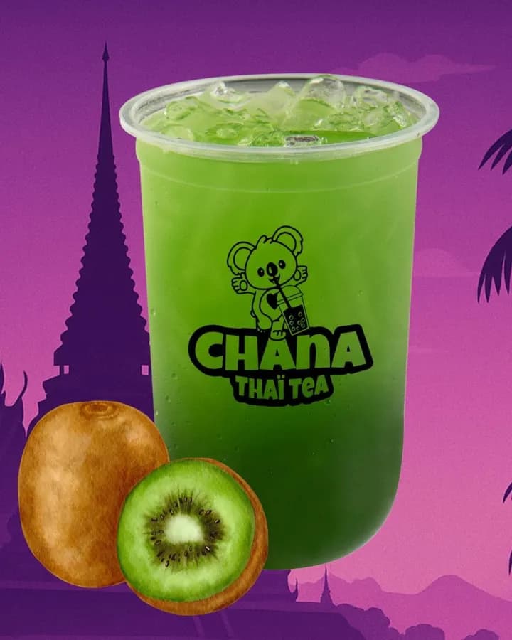 Bubble tea Kiwi — Chana Thai Tea