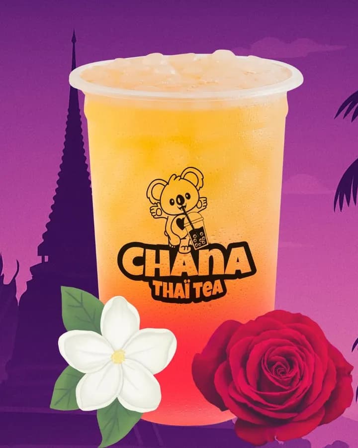 Bubble Tea jasmin à la rose — Chana Thai Tea