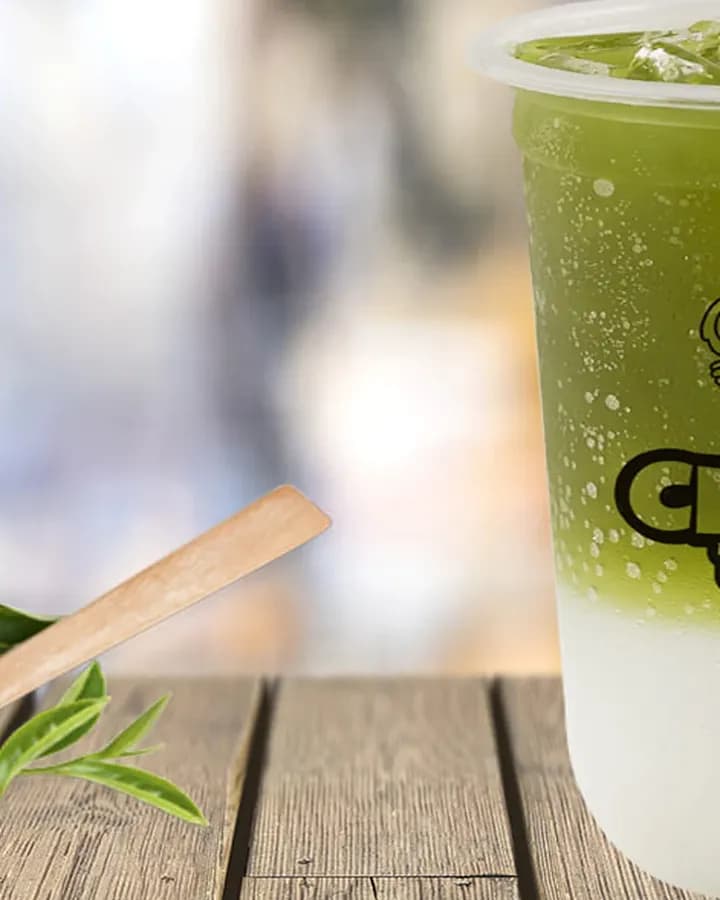 Matcha pétillant — Chana Thai Tea